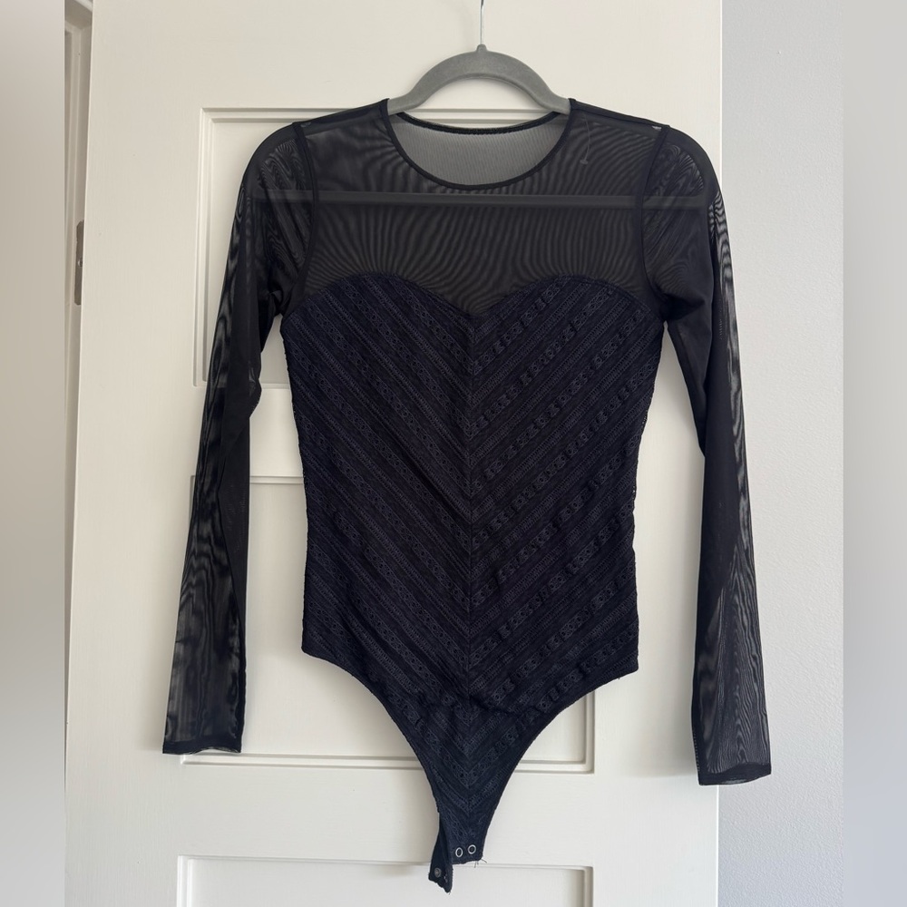 Abercrombie & Fitch Black Bodysuit size Small